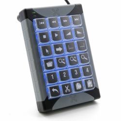 P&I Engineering XK-24 tastiera USB Nero, Grigio (PI Engineering X-Keys Programmable keyboard USB 24 key. [1Year warranty])