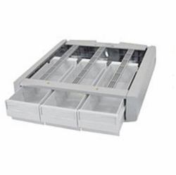 Ergotron 97-864 multimedia cart accessory Grey, White Drawer (STYLEVIEW SUPPLEMENTAL TRIPLE - STORAGE DRAWER)