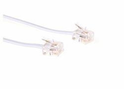 Microconnect MPK181W cavo telefonico 1 m Bianco (ModularCable RJ11 6P/4C 1m - White - Warranty: 300M)