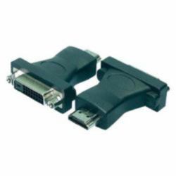 LogiLink HDMI to DVI Adapter HDMI 19-pin female DVI-D [24+1] male Nero (HDMI adapter, A/M to DVI-D/F, - 1080p, black female, [Gold] - Warranty: 48M)