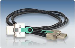 Allied Telesis Rear Chassis Stacking Cable cavo InfiniBand e in fibra ottica 1 m (STACKING CABLE F. 2 X SBX908 - 990-002116-00)