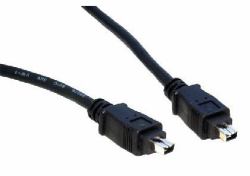 Cables Direct Firewire 400 3m 4-p Black (5m Firewire 4 Pin [M] to 4 Pin [M] Cable)