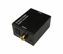Cables Direct 4OPT-401 convertitore audio Nero (CDL Analogue to TOSLINK Converter)