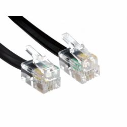 Cables Direct 88BCD-102K cavo telefonico 2 m Nero (CDL 2m Coiled Handset Cord - Black)
