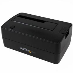 StarTech.com Single Bay USB 3.1 to SATA Hard Drive Docking Station, USB 3.1 [10 Gbps] Hard Drive Dock, External 2.5/3.5" SATA III HDD/SSD Docking Station, Top-Loading Hard Drive Bay (1BAY USB 3.1 G...