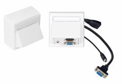 Vivolink WI221192 presa energia HDMI + VGA + 3.5mm Bianco (Wall box VGA, HDMI + 3,5mm - aud inc Thorsmann wall box . - Warranty: 12M)