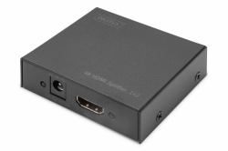 Digitus Splitter 4K HDMI, 1x2 (4K HDMI SPLITTER 1X2 - INCL REMOTE CONTROL BLACK)
