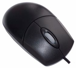 accuratus MOUAC3331-BLK mouse Ufficio Mano destra USB Type-A + PS/2 Ottico 400 DPI 