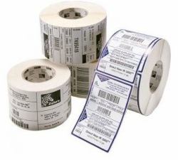 Zebra Z-Ultimate 3000T White Permanent Adhesive (Z-ULTIM 3000T 57X19MM WHITE - 3300 LBL/ROLL C-25MM BOX OF 12)