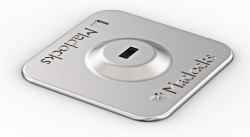 Compulocks TBRPLT sorveglianza e rilevamento (UNIVERSAL VHB ADHESIVE SECURITY - PLATE SILVER)
