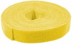 LogiLink KAB0051 nastro adesivo da cancelleria 4 m Giallo 1 pz (Cable strap [Hook and Loop], - yellow, width: 16 mm, coil, 4 - m - Warranty: 48M)