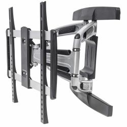Manhattan 461306 Supporto TV a parete 139,7 cm [55"] Nero, Argento 