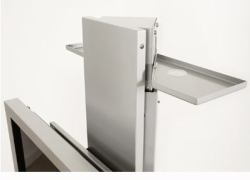 Loxit 8540 supporto da parete per casse acustiche Bianco (8540 - 2 Speaker Shelf for Hi-Lo 500)