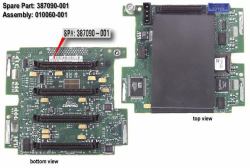 HPE 4-Slot SCSI drive simplex backplane board slot expander (HPE BACKPLANE BOARD 4-SLOT SCSI,SIMPEX)