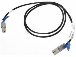 HP 407344-003 Serial Attached SCSI [SAS] cable 2 m Black, Blue, Metallic (HPE SAS CABLE 2M FOR MSA)