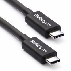 StarTech.com Cavo Thunderbolt 3 da 2m, 20Gbps, 100W PD, 4K, Certificato Thunderbolt, Compatibile con Thunderbolt 4/USB 3.2/DP Alt Mode/USB4 (2M THUNDERBOLT 3 CABLE USB C - 20GBPS TB3/USBC DISPLAYPO...