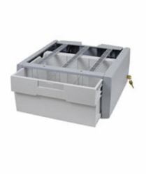 Ergotron 97-992 accessorio per carrello multimediale Grigio, Bianco Cassetto (Ergotron StyleView Supplemental Storage Drawer, Single Tall - Mounting component [sliding drawer] - for cart - lockable...