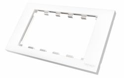 Vision TC3 SURR2G placca copripresa (Modular AV faceplate component - double-gang UK surround - frame which accommodates 5 modules - fits to tc3 backbox2g or any standard double-gang UK backbox [pa...