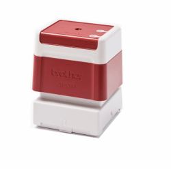 Brother PR4040R6P timbro aziendale (Brother 4040 - Timbro - preinchiostrato - rosso - testo personalizzabile - 40 x 40 mm [pacchetto di 6] - per StampCreator PRO SC-2000, PRO SC-2000USB)