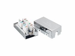 Equip 135420 cavo di collegamento Argento (Cat.5E Shielded Junction Box - Warranty: 12M)
