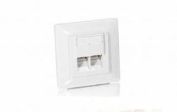 Equip 125725 presa energia RJ-45 Bianco (Cat.5E German Modular - Faceplate - Warranty: 12M)