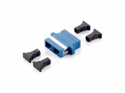 Equip 156131 adattatore di fibra ottica SC 12 pz Blu (Sc Fiber Optic Coupler, - Single-Mode Duplex - Warranty: 12M)