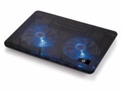 Conceptronic CNBCOOLPAD2F base di raffreddamento per laptop 39,6 cm [15.6"] Nero (2-Fan Notebook Cooling Pad - Warranty: 12M)