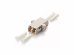Equip 156151007 adattatore di fibra ottica LC Beige (LC FIBER OPTIC ADAPTER OM3 - LC Fiber Optic Adapter OM3, - LC, Beige, Multi-mode, 12.8 mm, 29.2 mm, 9.35 mm - Warranty: 12M)