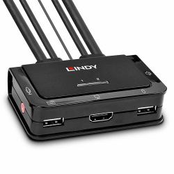 Lindy 2 Port HDMI 4K30, USB 2.0 and Audio Cable KVM Switch (2 PORT HDMI USB 2.0 & AUDIO KVM SW)