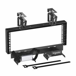 Schneider Electric VDIM33174 connettore multipolare Pannello di gestione del cavo (APC - Rack cable management frame - black - 4U - 19" - TAA Compliant - for P/N: SURT1000RMXLI-NC)
