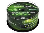 MediaRange MR444 DVD vergine 4,7 GB DVD-R 50 pz (MediaRange - DVD-R x 50 - 4.7 GB - lag)