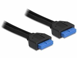 DeLOCK 0.45m USB 3.0 19-p F/F (Delock USB 3.0 Pin Header - USB-kabel)