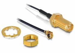 DeLOCK 88379 connettore coassiale R-SMA 1 pezzo[i] (Delock Anschluss IPEX auf RP-SMA zum einbauen)