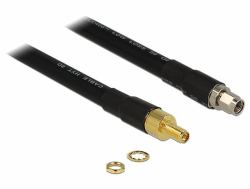 DeLOCK 0.4m RP-SMA/RP-SMA cavo coassiale 0,4 m Nero (Delock CFD400 LLC400 low loss - forlÃ¦n)