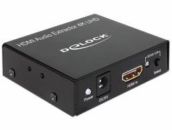 DeLOCK 62692 moltiplicatore AV Ricevitore AV Nero (DeLOCK - HDMI audio signal-udtrÃ¦k)