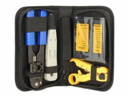 DeLOCK 86105 tester per cavo di rete Nero, Bianco (DeLOCK 86105 cable network tester)