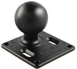 RAM Mounts 75x75mm VESA Plate with Ball (RAM 3 5/8" SQ. - 75 MIL. VESA BASE W/ BALL - Warranty: 1188M)