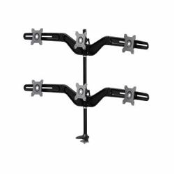 Amer Networks AMR6P Supporti a parete per TV 61 cm [24"] Scrivania Nero 