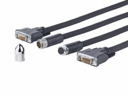 Vivolink PRODVICW20 cavo DVI 20 m DVI-D Nero (PRO DVI-D CROSS WALL CABLE - . - Warranty: 1188M)