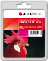 AgfaPhoto APCCLI571XLM cartuccia d'inchiostro Compatibile Resa elevata [XL] Magenta 
