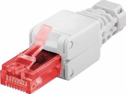 Microconnect KON520TL wire connector RJ-45 White (Tool-free RJ45 CAT 6 connector - CAT 6 UTP[unshielded] - For stranded and solid inner conductor [AWG 22 to 26] - Warranty: 300M)