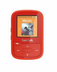 SanDisk SDMX28-016G-G46R lettore e registratore MP3/MP4 Lettore MP3 16 GB Rosso (CLIP SPORT PLUS/GLOBAL 16GB - RED)