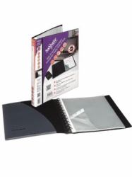 Snopake 15780 portalistino di presentazione 40 tasche A4 (Snopake ZipIt ReOrganiser Display Book 40 Pocket / 80 sides to view A4 Black- 1 Book)