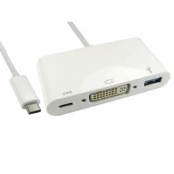 Cables Direct USB3C-DVIUSB-WPD USB 3.2 Gen 1 [3.1 Gen 1] Type-C Bianco 