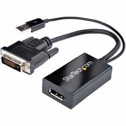 StarTech.com Adattatore DVI a DisplayPort alimentato via USB - 1920x1200 (DVI-D TO DP VIDEO ADAPTER - DVI - TO DISPLAYPORT CONVERTER)