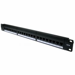 Cables Direct UT-899544THRU pezzo di pannello 1U (CDL 24 Port Cat6 Pat Pan-coupler)