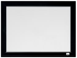 Nobo Small Magnetic Whiteboard with Black Frame 58,5x43cm (Nobo 1903785 Magnetic Dry Erase Whiteboard Black plastic Frame 430 x 585mm)