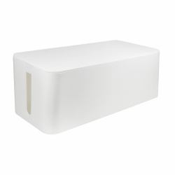LogiLink KAB0063 organizer per cavi Scatola portacavi Bianco 1 pz (Cable box, 407 x 157 x 133.5 - mm, white KAB0063, Cable box, - White, Plastic, 135 mm, 400 mm, 160 mm - Warranty: 48M)