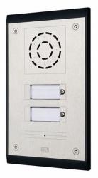 2N Telecommunications 9153102 Nero, Argento sistema intercom audio (2N IP UNI 2 BUTTON)