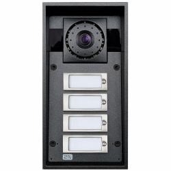 2N Telecommunications IP Force sistema per video-citofono Grigio (2N HELIOS IP FORCE 4 BUTTON HD INTERCOM)